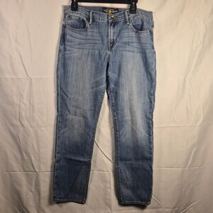 Lucky Brand Straight Leg Jeans Women Blue Medium Wash‎ Denim Size 10/30